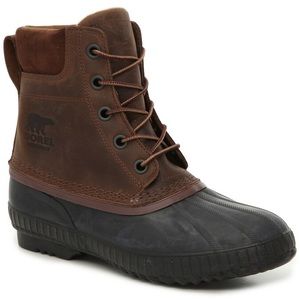 NWT Sorel Mens Cheyanne II Lace Up Brown & Black Snow Boot Size 10